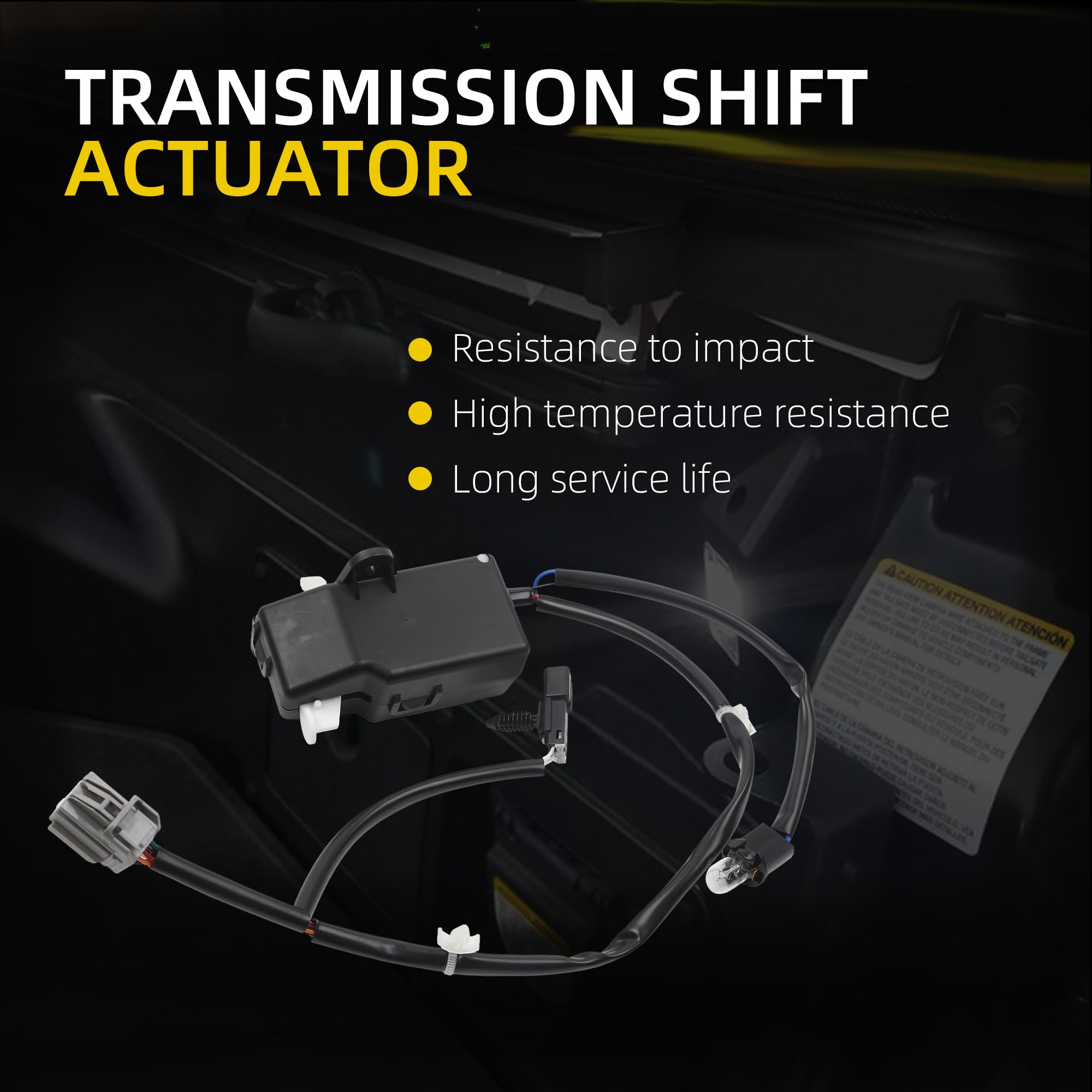 Transmission Shift Actuator Compatible with Ford F-150 2004-2014 / Lincoln Mark LT 2006-2008 Automatic Shift Lock Gear Actuator Replace# ‎609039 4L3Z-7E096-AA 4L3Z-7E096-AB 7L3Z-7E096-A - Dasbecan