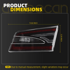 Right Inner Led Tail Light Compatible With Tesla Model S 2014-2021 Replace 600592400E 6005924-00-E