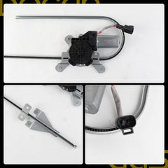 Dasbecan Driver Side Power Window Regulator with Motor Compatible With Kenworth C500 T270 T370 T300 T600A T660 T680 T800 T880 W900 W990 Replaces R211005 741-5403 7415403 HLK2271