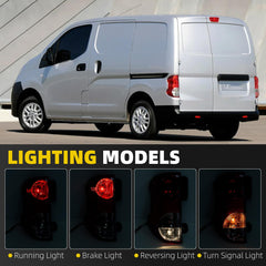 Dasbecan Tail Light Halogen Compatible with 2013-2021 Nissan NV 200