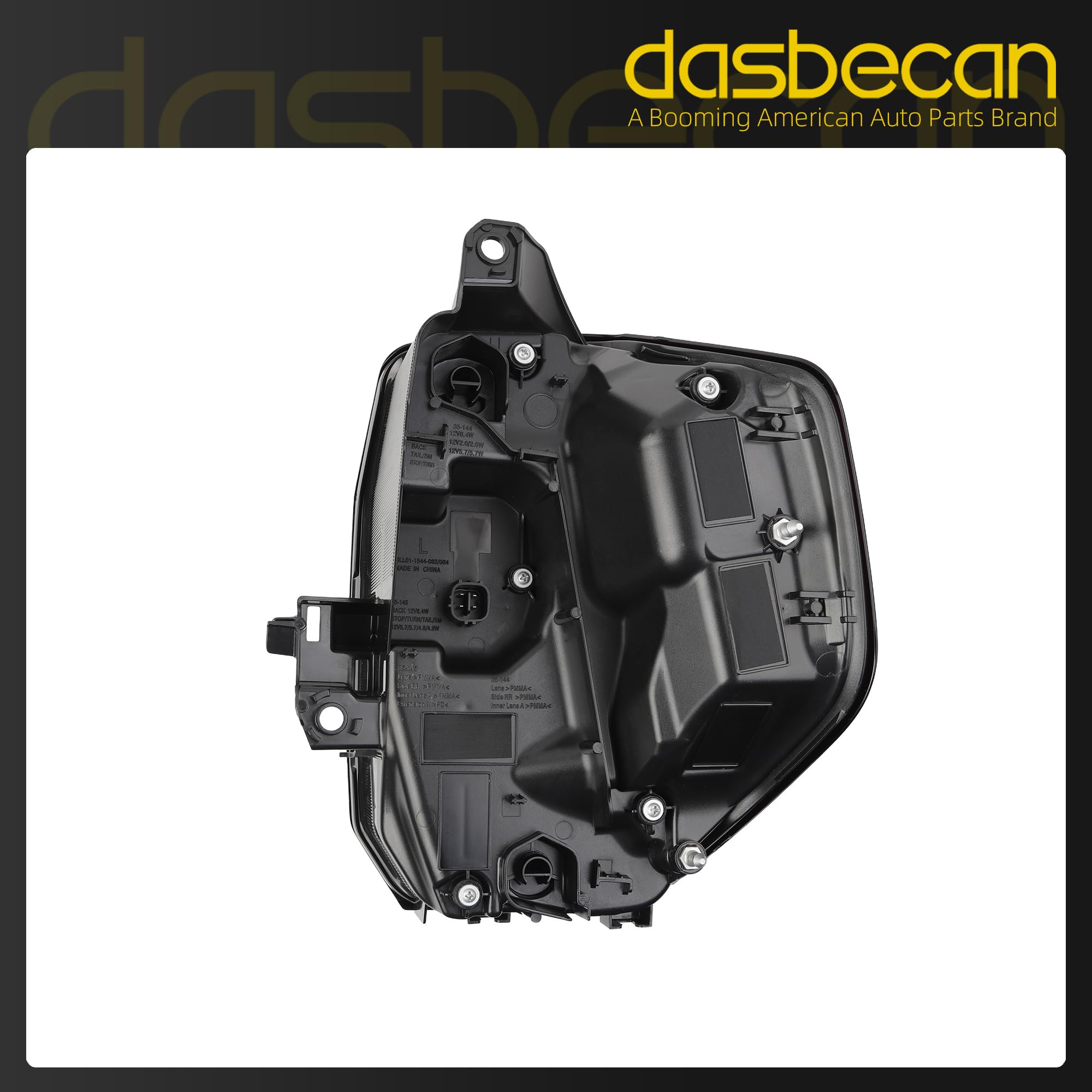 Tail Light Assembly Compatible with 2025-2026 Toyota 4Runner LED Rear Lamp Taillight Left Driver Side Replace# 81561-35410 - Dasbecan