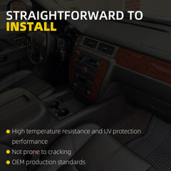 926-336 Upper Dash Board Cap Cover Compatible with 2007-2014 Chevy Silverado Suburban Tahoe Avalanche & GMC Sierra Yukon & Cadillac Escalade ESV EXT Replace# 20844035 23224733 926-336