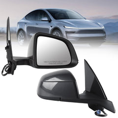 Side Mirror For 2025 2026 Tesla Model Y Juniper Gray Right 13Pin OE#213097000A,2130970-00-A Mirror Memory Power Folding Power Glass RearView Mirror Right PassengerSide Door Mirror