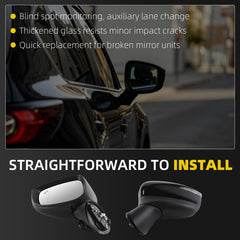 Dasbecan Side Mirror For Mazda CX-5 2015 2016 With Blind Spot