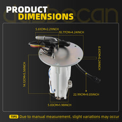Dasbecan Fuel Pump Compatible with Kawasaki Vulcan 900 Series 2006-2023