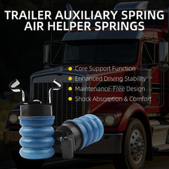 TSS-107-40 Left & Right Set of 2 Trailer Auxiliary Spring Air Helper Springs for Trailer Auxiliary Spring Air Helper Springs