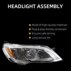 Halogen Headlights Compatible With 2023-2025 DODGE RAM PROMASTER 1500 2500 3500 BASE Right Passenger Side Headlamp assembly