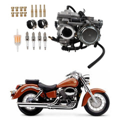 Carburetor Compatible With 1998-2003 Honda Shadow ACE 750 VT750C With Intake Manifold Replace 16100-MBA-980