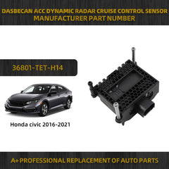 36801-TET-H14 Acc Dynamic Radar Cruise Control Sensor Compatible with Honda Civic 2016-2019 Adaptive Cruise Control Sensor Module