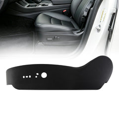 Dasbecan Driver Seat Trim Panel Compatible with Tesla 2017-2023 Model 3 & 2020-2024 Model Y Scratch Resistant Trim Panel Driver Side Cover Black Replace 1088964