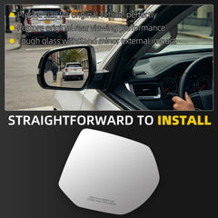 Side Mirror Glass For 2021-2026 GMC Yukon Chevy Suburban Right Fit Cadillac Escalade Chevrolet Tahoe,Blind Spot,Heated,Passenger Side View Mirrors,OE# 84642723 GM1325217