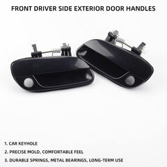 8Pcs Exterior Interior Driver Passenger Side Front Rear Door Handles Compatible with Hyundai Elantra 2001-2006 Replaces# 83650-2D000 82650-2D000 82660-2D000 83660-2D000