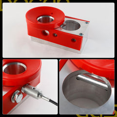 3246 5th Wheel Kingpin Coupler Assembly with Funnel Compatible with Andersen Ultimate Connection System, Includes Coupler Block, Ball Funnel, Latch Cable, Bolts and Hardware Kit