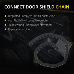 Connect Sliding Door Cable Shield Chain Replace DV6Z-14A099-K Compatible with Ford Transit Connect 2014 2015 2016 2017 2018 2019 2020 2021 2022 2023