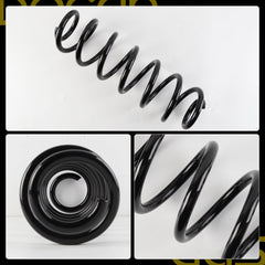 Rear Suspension Heavy Duty Coil Spring Set Compatible with VW Jetta 2012-2018 Eos 2014-2016 Passat 2012-2019 Beetle 2012-2019 Rabbit 2006-2007 Golf 2010-2014 Replace# 1K0511115BE 1K0511115BF