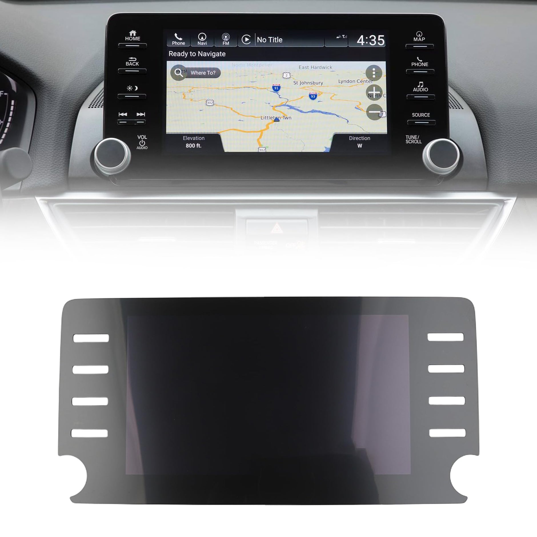 Écran Tactile (digitizer) Pour Radio Chrysler 300 2011-2014 / Dodge Journey 2011-2018 - 8,4 Pouces