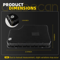 Dasbecan Transmission oil pan Compatible With 11-19 Ford F250 F350