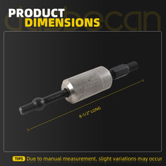 8-1/2" Tight Spot Slide Hammer Puller, 1-1/2 Pound Heavy Duty Hammer for Effortless Automotive Repairs 50281 50286 5028