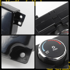 A/C Heater Climate Control Panel Module Compatible with Dodge Ram 1500 2009-2010,Climate Control Temperature Unit Replaces# 55056826AB 55056826AA 55056826AG