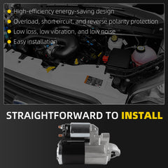 Dasbecan 19260N Starter Motor Compatible with Ford F150 2013-2017 Transit 150 250 350 2015-2020 Replaces# 410-48224 CK4T11000BA CK4T11000DA