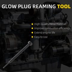 Glow Plug Bore Reamer Compatible with Duramax 6.6L 3.0L 2.8L Engines, l5p Glow Plug Reamer Replace# GM-52074 EN-52074 (Black)