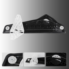 Dasbecan Front Right Window Regulator Compatible with Hyundai Veloster