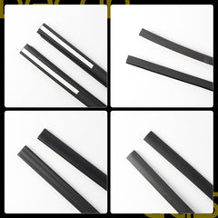 6Pcs Roof Weather Strip Compatible with Toyota 4Runner 2003-2009 Roof Drip Molding Replaces 75533-35041 75534-35011 75557-35010 75553-35010 75554-35010