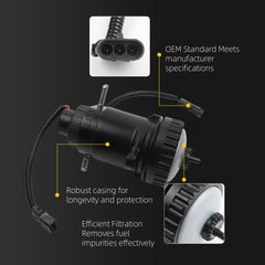 Fuel Filter Assembly Compatible with Chevy/Chevrolet GMC C1500 C2500 C3500 K1500 K2500 K3500 6.5L Replace#10226035 10154635 10183997 TP1256 BF1201