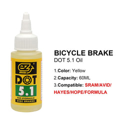 MTB Bike Brake Oil Dot 5.1 Brake Fluid for Sram Brake Hydraulic System 60ml