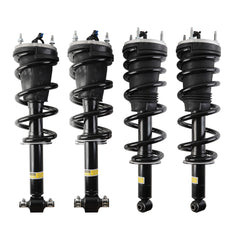 4PCS Front & Rear Struts Shock Assembly Absorber Magnetic w/Electronic Suspension Compatible With 2021-2024 Cadillac Escalade Chevy Suburban Tahoe GMC Yukon XL Replace# 85640957 84828335