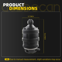 Rear Left Air Suspension Spring Compatible with 2003-2011 Mercedes-Benz W211 W219 E550/E55 AMG/E63 AMG/CLS500/CLS550/CLS63 AMG/CLS55 Replaces# 2113200725
