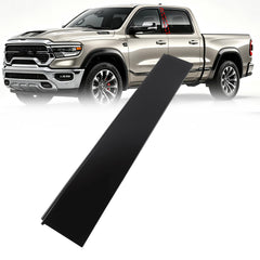 Rear Door B-Pillar Trim Compatible With 2019-2026 Ram 1500 DT LH Gloss Finish Door Window Trim Panel Exterior Molding Left Driver Side B Pillar Applique OE# 68292937AC