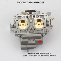 15003-2766 Carburetor Carb with Repair Kit Compatible with Kawasaki Mule 3000 3010 3020 2001-2008 Trans 4x4 Carb kit