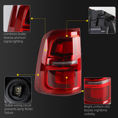 Dasbecan LED Tail Light Assembly Compatible with Dodge Ram 1500 2025-2026