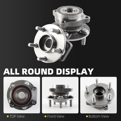 513413 2PCS Front Wheel Hub Bearing Assembly 5 Lugs Compatible for Subaru Forester 2014-2018, Impreza 2014-2019, XV Crosstrek 2014-2015 from 01/15/2014