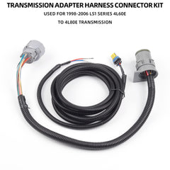 Transmission Adapter Harness Connector 4L60E to 4L80E LS Swap Chevy Silverado Sierra Trans 1998 to 2006 Transmission Plug and Play Wire Adapter Harness Kit