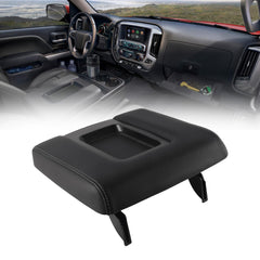 Dasbecan Front Seat Center Console Armrest Lid Compatible with 2014-2018 Chevy Silverado GMC Sierra 1500 2500HD 3500HD