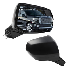 Right Passenger Side Rear View Mirror Assembly Compatible with Chevrolet Suburban Tahoe GMC Yukon XL 2021-2024 Heated Manual Folding Outside Door Mirror with Blind Spot Detection