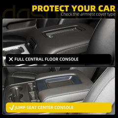 Dasbecan Front Seat Center Console Armrest Lid Compatible with 2014-2018 Chevy Silverado GMC Sierra 1500 2500HD 3500HD