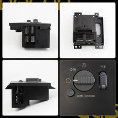 Headlight Switch Compatible with Chevy Blazer S10 1998-2003 GMC Jimmy Sonoma 1998-2001 Oldsmobile Bravada 1998-2001 Instrument Panel Headlamp Dimmer Replaces# 15029238 DS954 1S1733 - Dasbecan