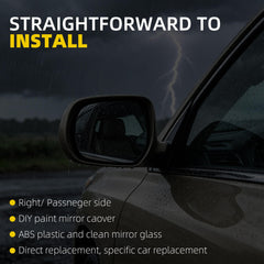 Right Passenger Side Mirror 9Pin Compatible with 04-06 Lexus RX330 | For 06-08 RX400H, 07-09 RX350 with Power Heated Glass, Memory Replace LX1321107 87910-0E900