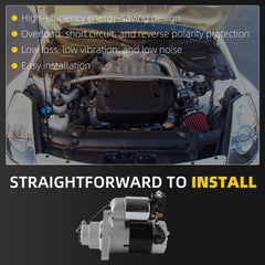 Dasbecan 17904N Starter Motor Compatible with Nissan 350Z 2003-2007 Infiniti G35 M35 FX35 Replaces# 23300AM600, 23300AM60A, 23300AM60AR, S114880