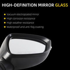 Passenger Side Mirror Compatible with Nissan Rogue 2021-2023(7PINS)