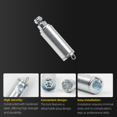 Spare Tire Carrier-Lock Assembly Compatible with Ford F-250 F-350 F-450 F-550 Super Duty 2006-2016 Replaces# BC3Z-1A380-A 6C3Z-1A380-A BC3Z1A380A 6C3Z1A380A