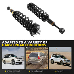 Dasbecan Front Shock Absorber Compatible with Lexus GX470 Toyota Prado J120