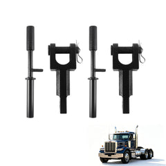 Dasbecan 2 Sets Rev A Tow Hooks Kit Compatible with Peterbilt Kenworth