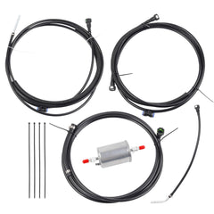 Fuel Lines Kit Replacement Nylon Fuel Lines Repair Kit Compatible with Chevrolet Silverado 1500 2500 3500 GMC Sierra 2500 1999-2003 Engine Supply Return Replaces# FL-FG0053 FG0053 NFR0003