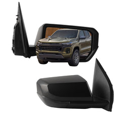 Side Rear View Mirror Compatible With 2023-2026 Chevy Colorado Power Glass Heated Electric adjustment Door Mirrors Right Passenger Side Replace# 87845755 85655425 85655425-PFM(5 Pins)