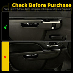 Gray Armrest Repair Kit Left Driver Side Compatible with 2010-2014 Chevrolet Silverado 1500 2500 3500 HD and GMC Sierra 1500 2500 3500 HD OEM 22818465 20874800 20920830 20924566 23402964