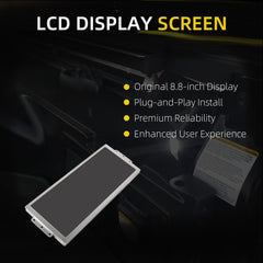 Glass Screen Navigation Display Panel Compatible with BMW L7 CID High 3 Series F30 F31 F34 4 Series F32 F33 F36 320i 328i 335i 428i 435i M3 M4 OE# LQ088K9RA01 9292248 8.8 inches